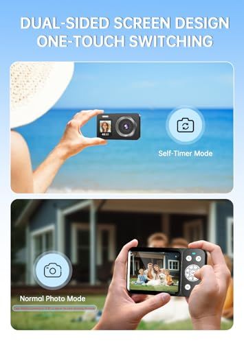 デジタルカメラ 4K 6400万画素 30FPS デジカメ 64GB TFカード付き 自