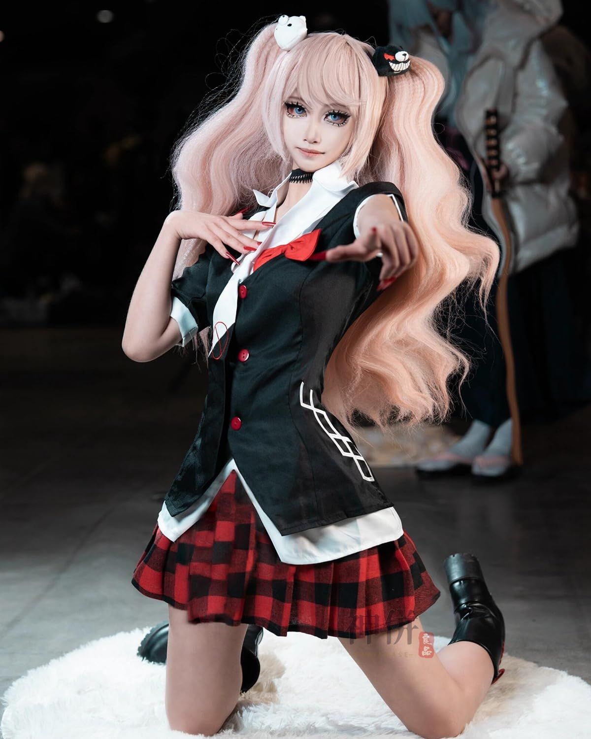 新品 [神併良品] 江ノ島盾子 コスプレ ウィッグ付き ギャル 希望の学園