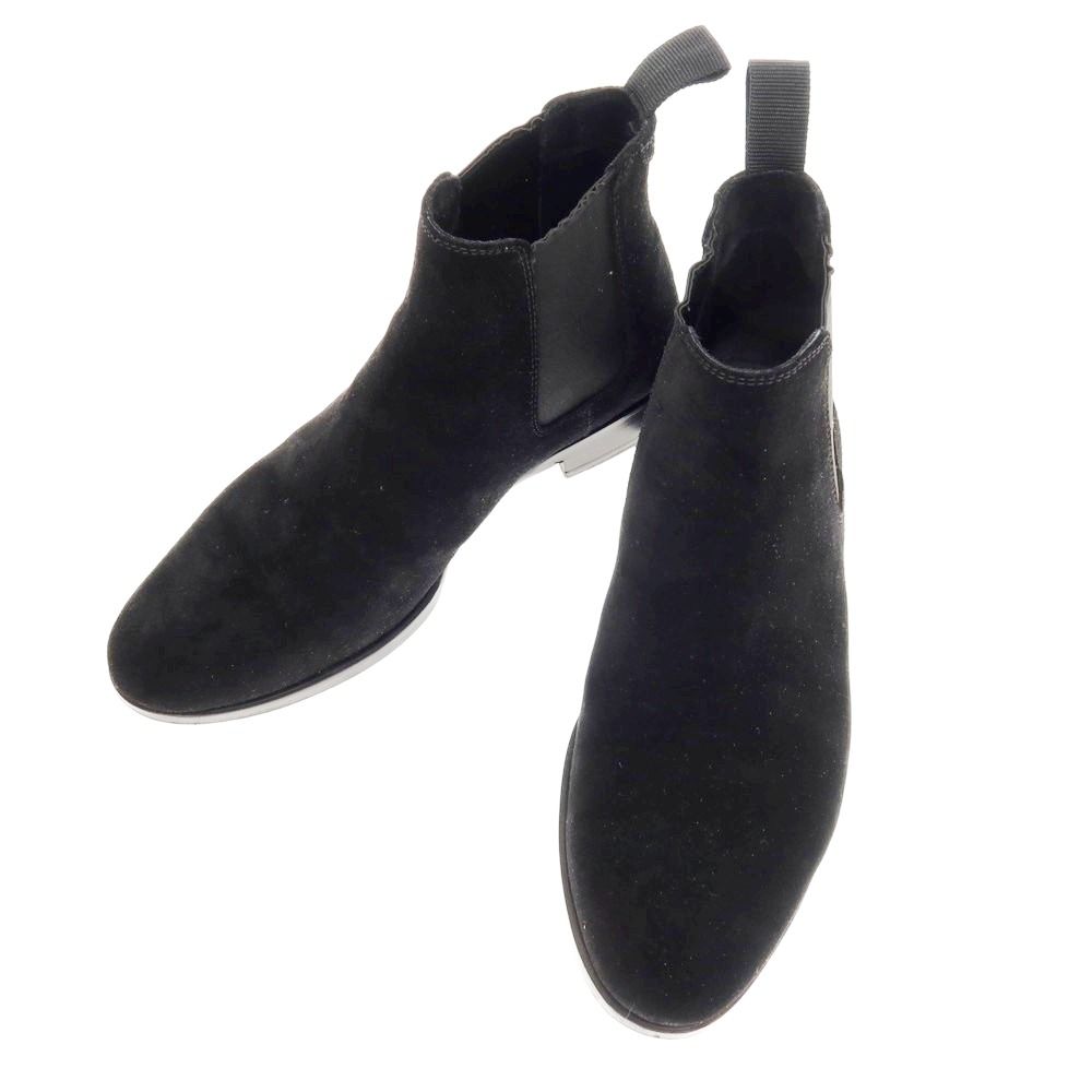 中古】ポルペッタ polpetta スエード サイドゴアブーツ ブラック