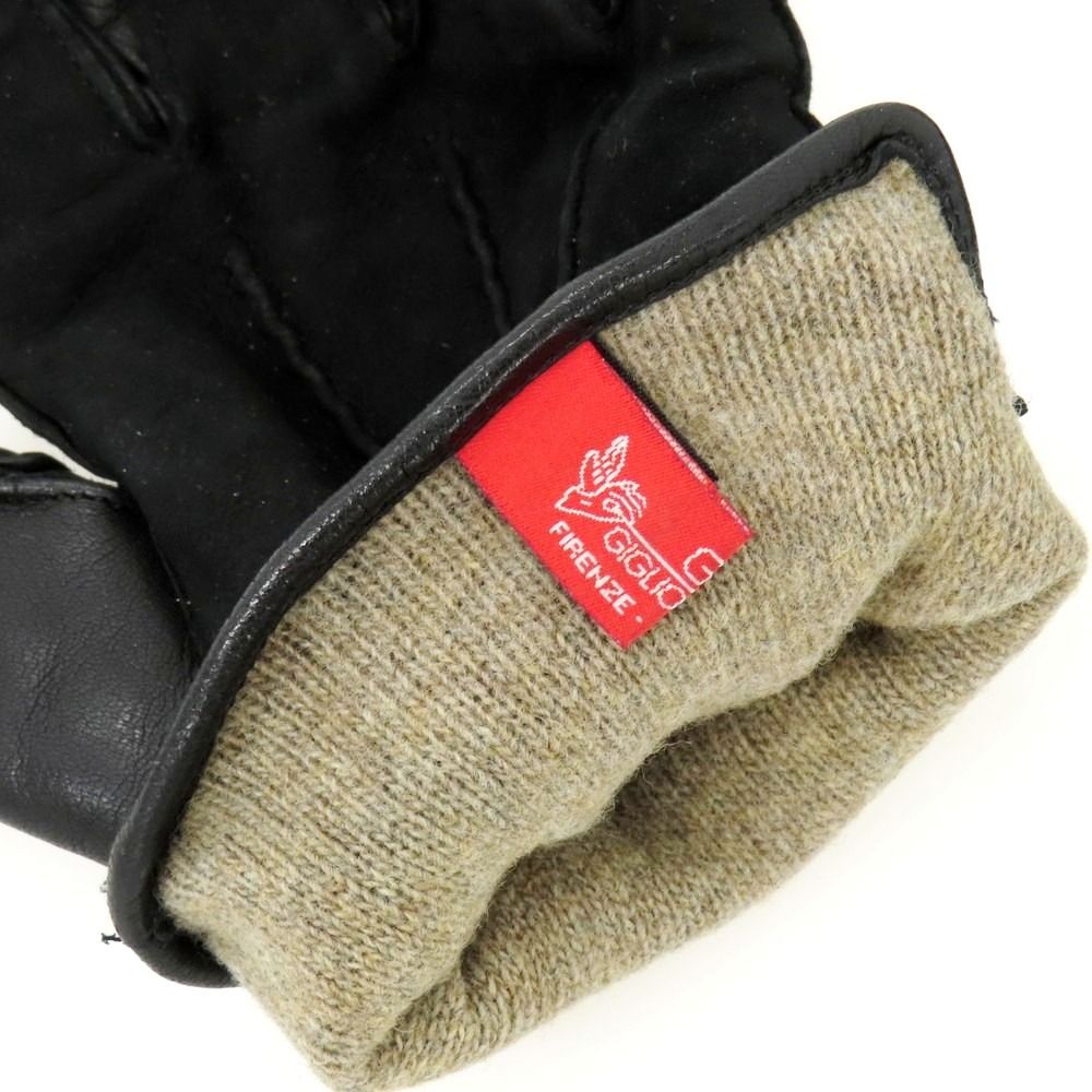 中古】ジリオ フィオレンティーノ GIGLIO FIORENTINO レザー×ウール