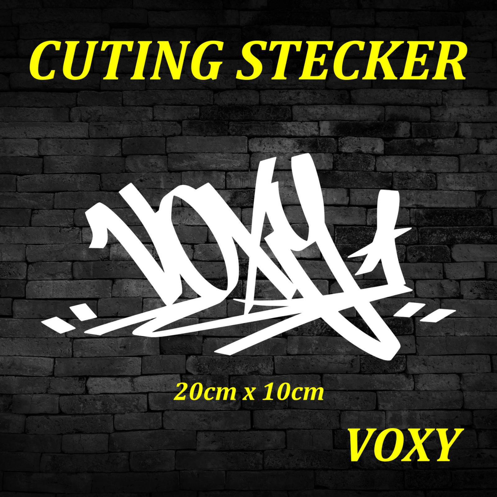 ヴォクシー VOXY ボクシー グラフィティー タギング カッティング