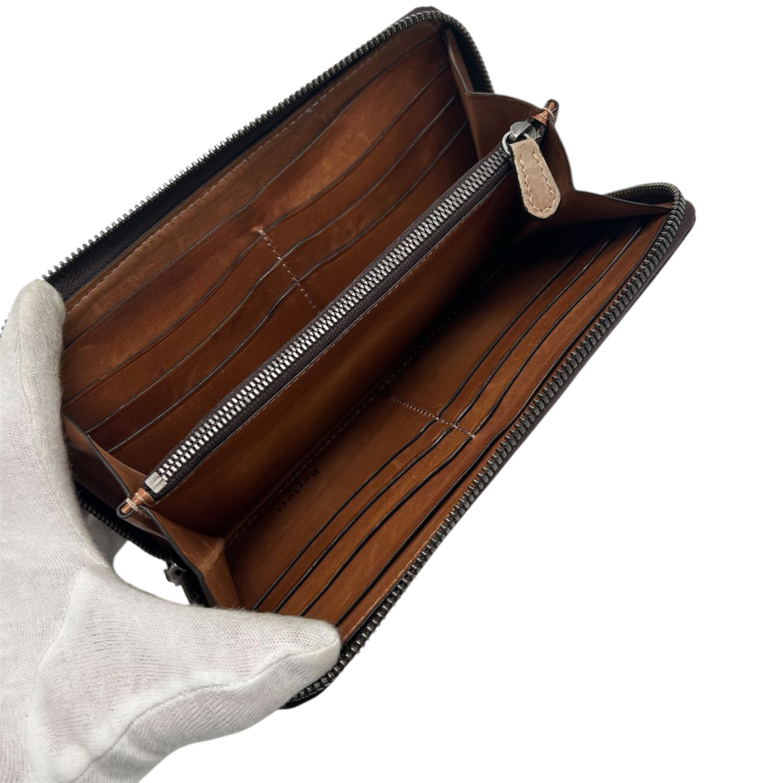 美品 Berluti ベルルッティ イタウバ ロングジップウォレット 