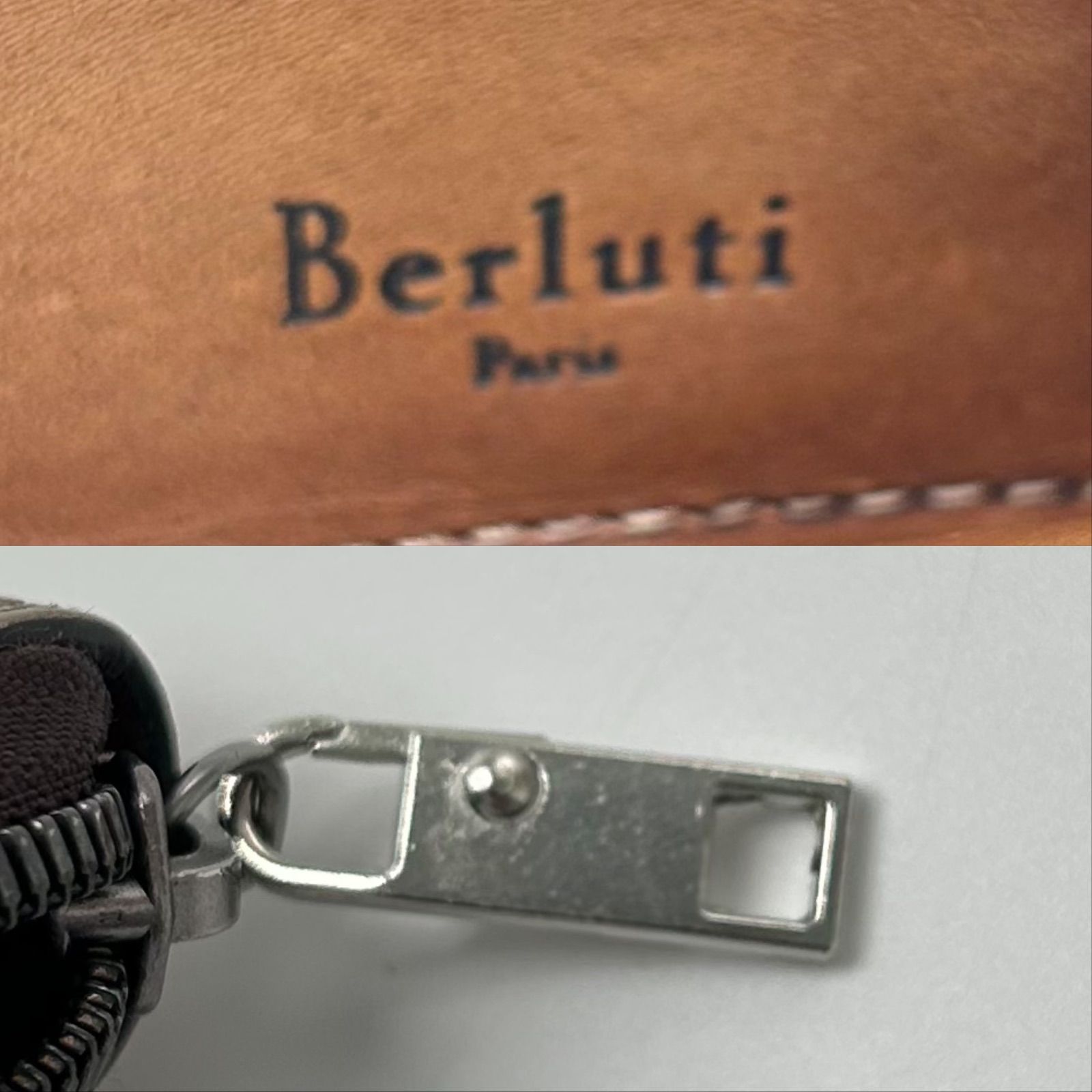 美品 Berluti ベルルッティ イタウバ ロングジップウォレット 