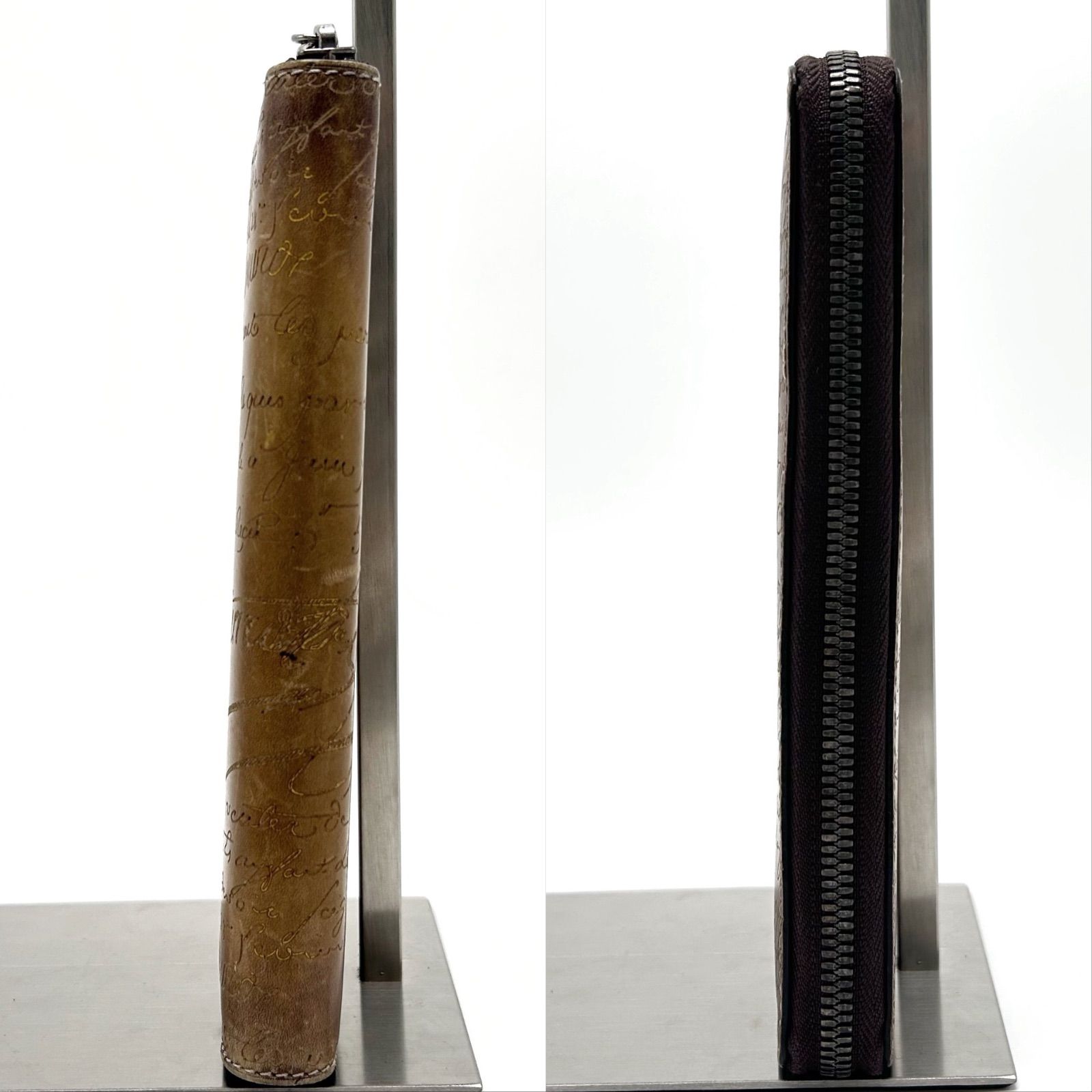 美品 Berluti ベルルッティ イタウバ ロングジップウォレット