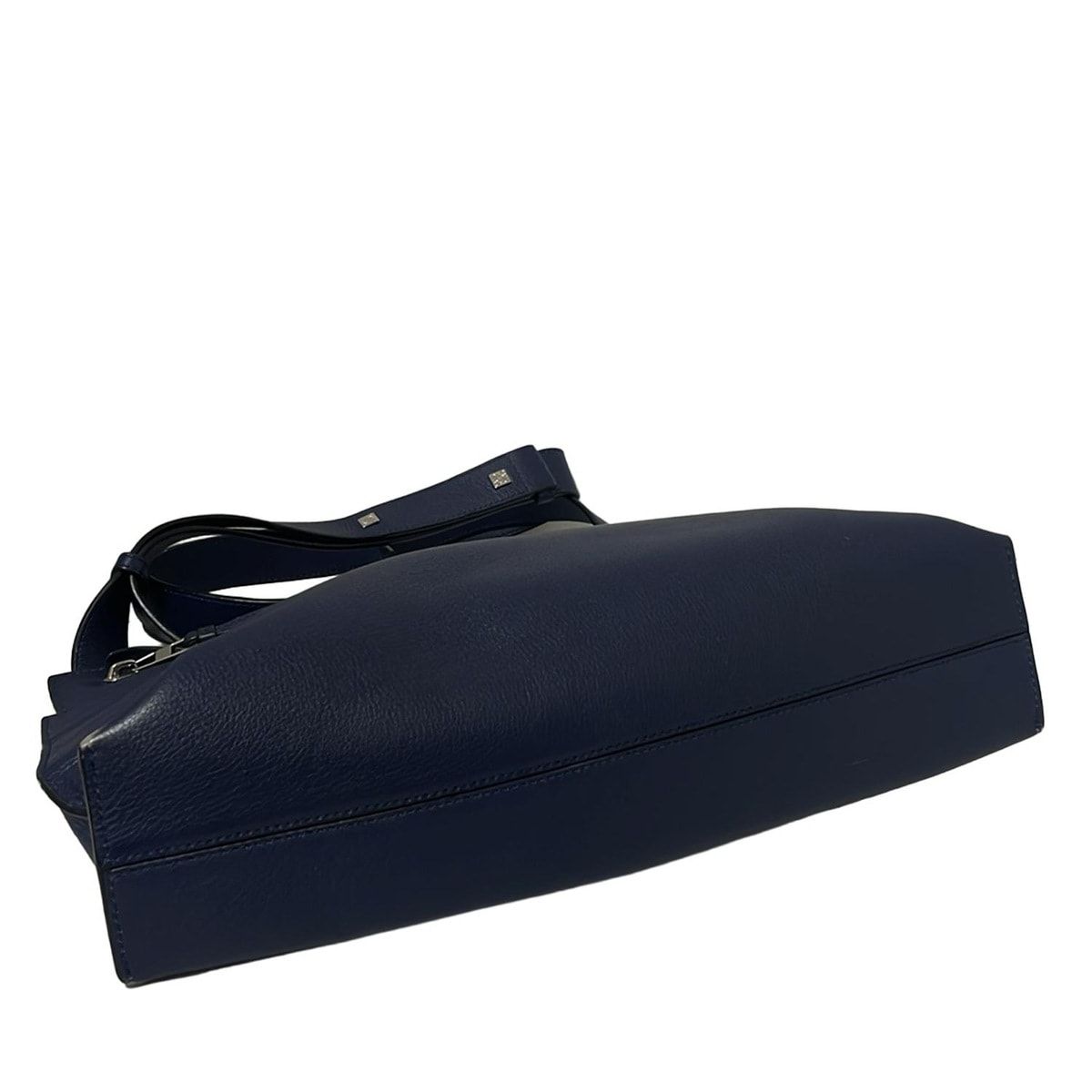 ♪ ロエベネイビー レザー メッセンジャーバッグ LOEWE(ロエベ) ショルダーバッグ T メッセンジャーバッグ ネイビー