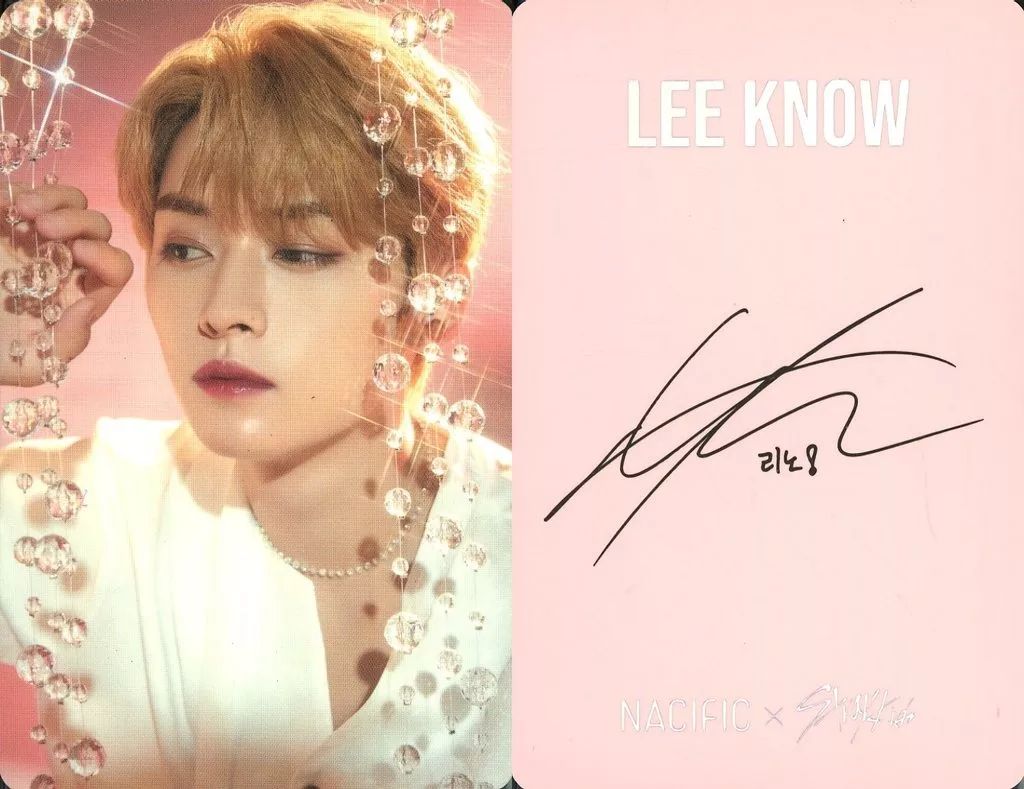 中古】コレクションカード(男性) Stray Kids/Lee Know(リノ)/裏面