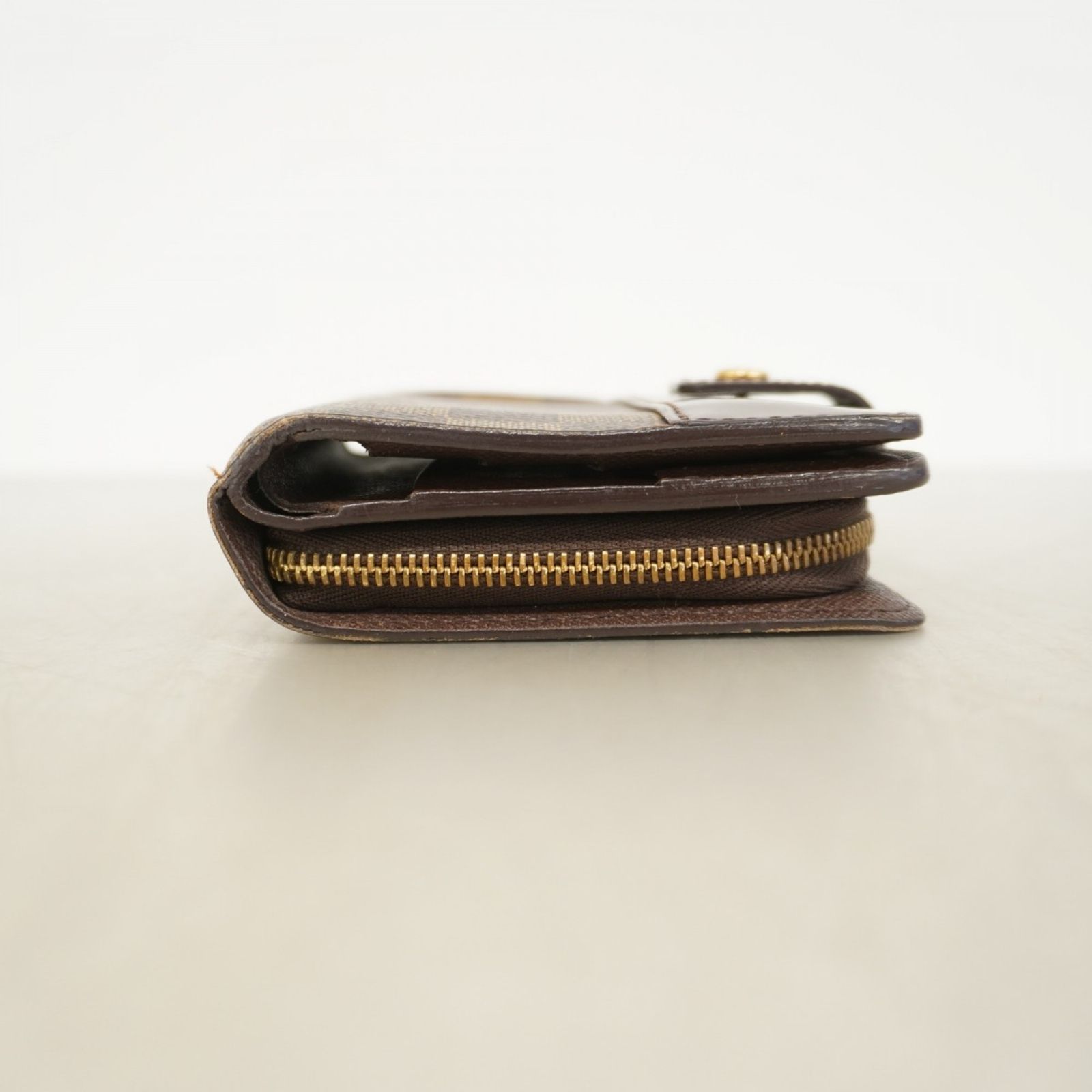 ルイ ヴィトン ダミエ エベヌコンパクトジップ 二つ折り財布 N61668 LOUIS VUITTON（ルイ・ヴィトン） M61668 コンパクト・ジップ ダミエ