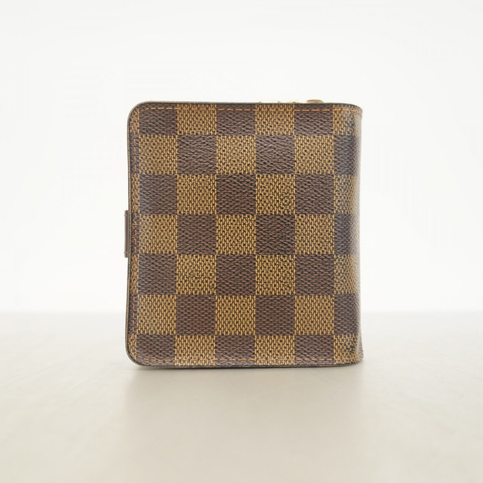ルイ ヴィトン ダミエ エベヌコンパクトジップ 二つ折り財布 N61668 LOUIS VUITTON（ルイ・ヴィトン） M61668 コンパクト・ジップ ダミエ