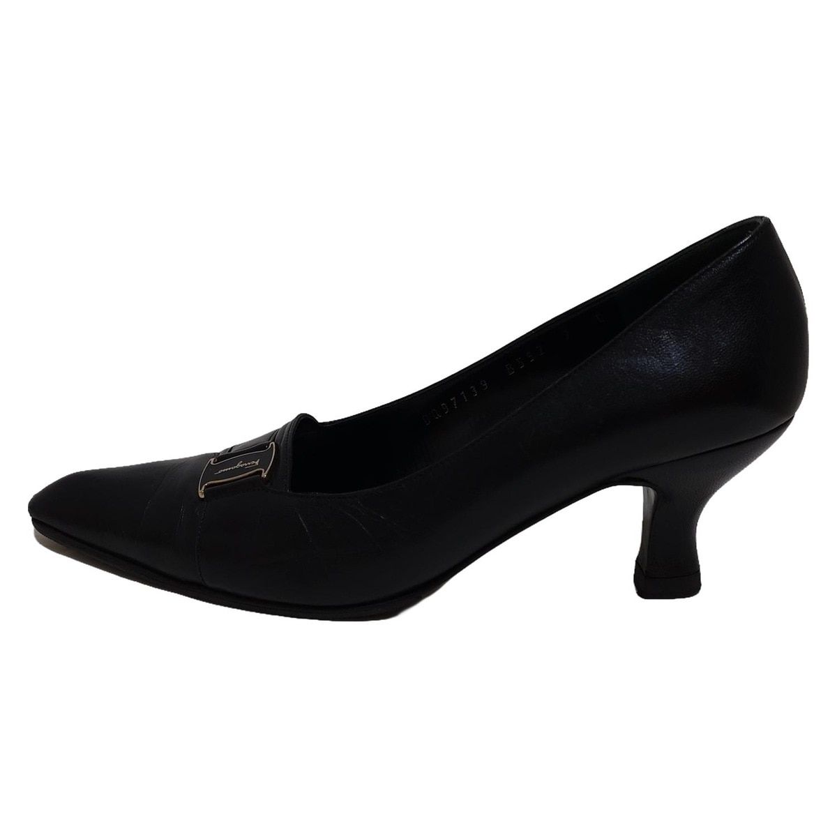 Salvatore Ferragamo ブラック パンプス 7 FERRAGAMO/SalvatoreFerragamo(サルバトーレフェラガモ) パンプス 7