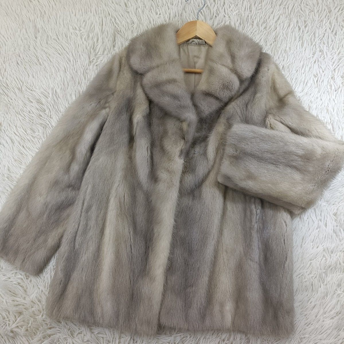 サファイアミンク ファーコート ミンクコート リアルファー 貂 本毛皮