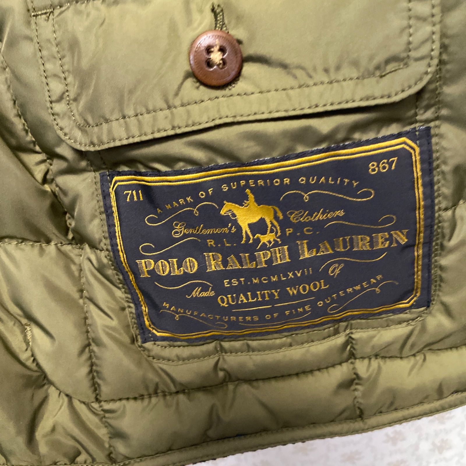 ♻️美品♻️ポロラルフローレン♻️ダウンベスト♻️ブラウン 