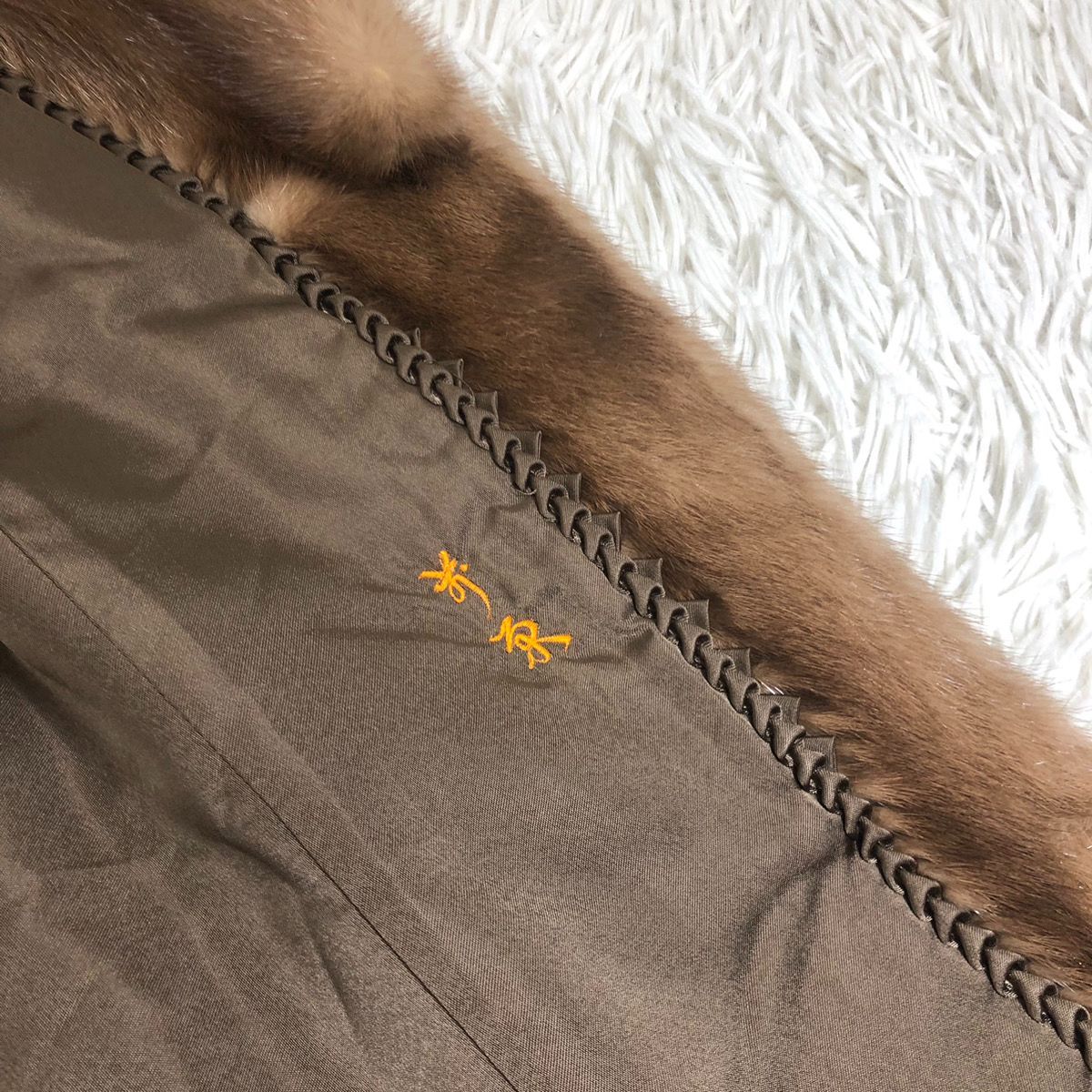 デミバフミンク ファーコート ミンクコート リアルファー 貂 本毛皮