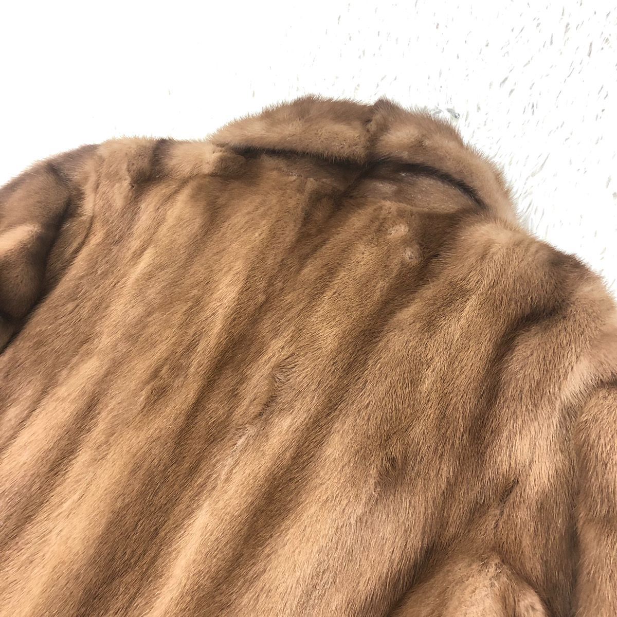 デミバフミンク ファーコート ミンクコート リアルファー 貂 本毛皮