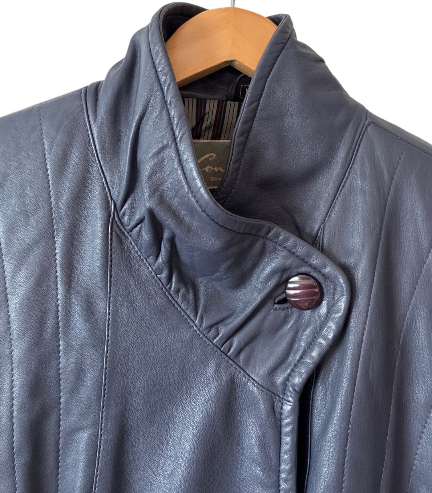 Z1725 Concertina コンチェルティーナ レザーコート 羊革 メンズ