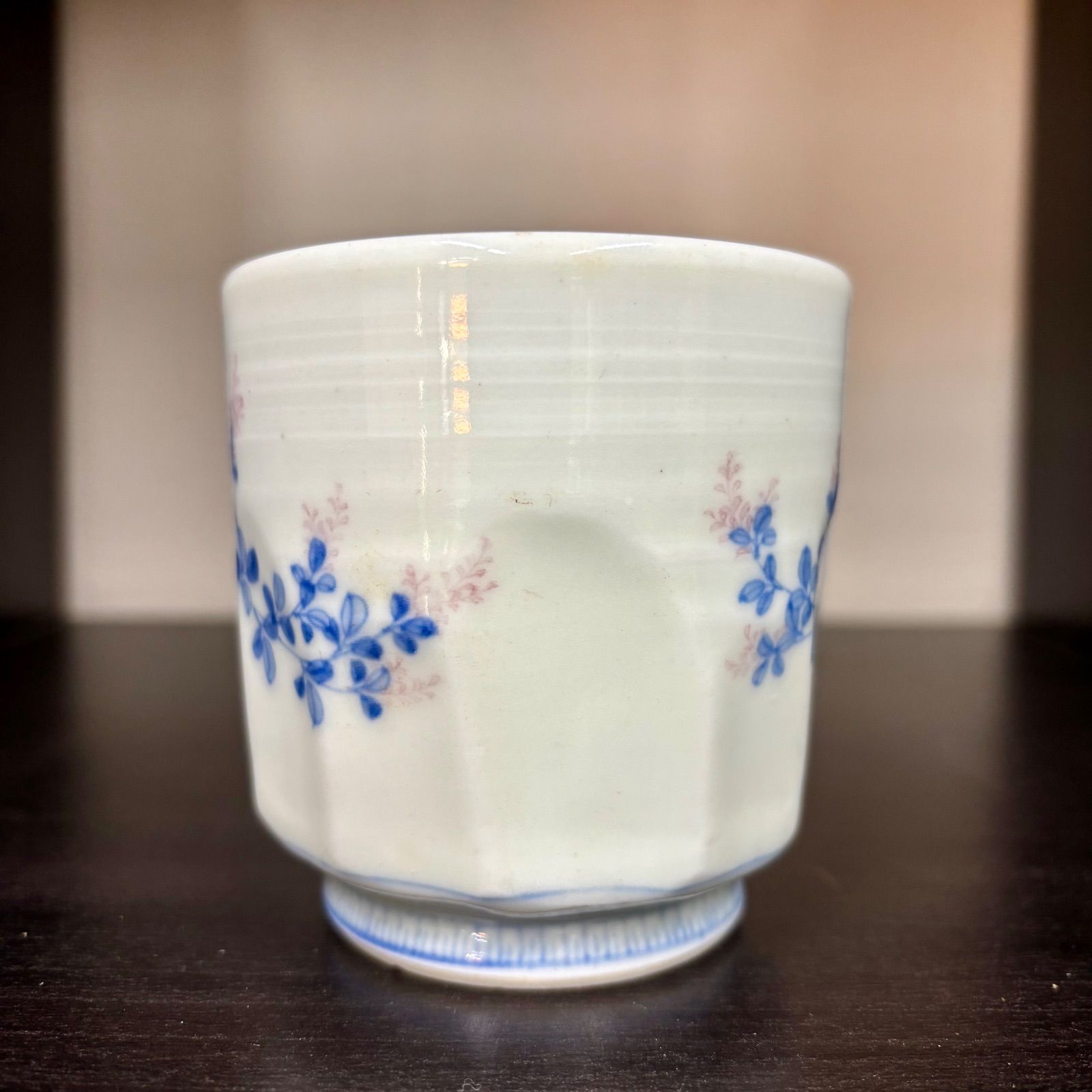 平安 寅蔵 造 染付草花文 湯呑茶碗 共箱付き｜京焼・茶道具 - メルカリ