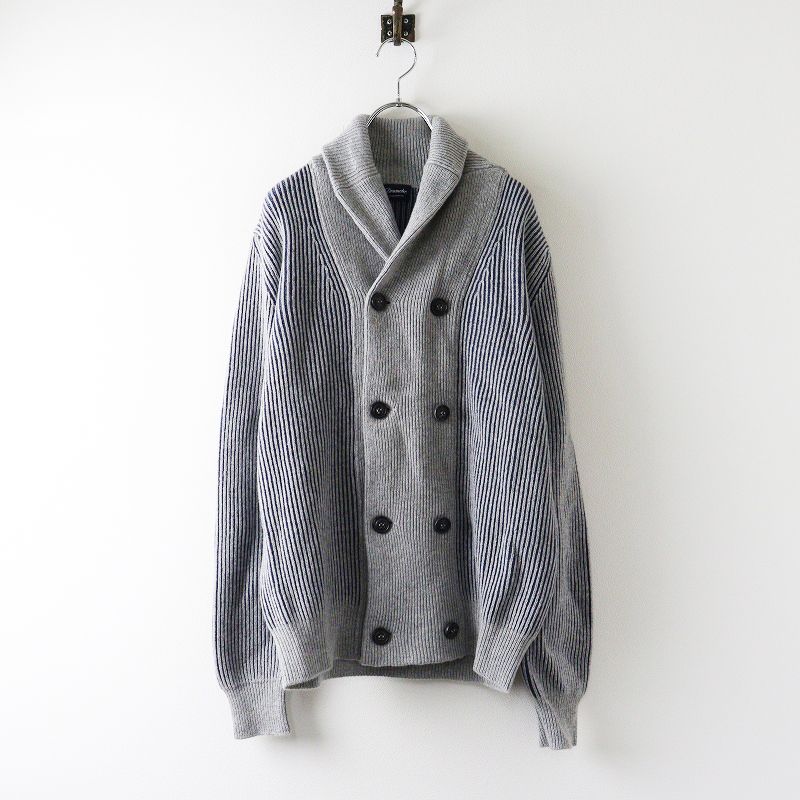 メンズ イタリア製 ドルモア Drumohr ダブルボタン カシミヤ ショール