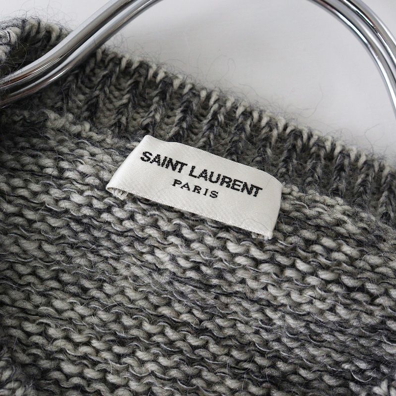 美品 イタリア製 2018年 サンローラン パリ SAINT LAURENT アルパカ 