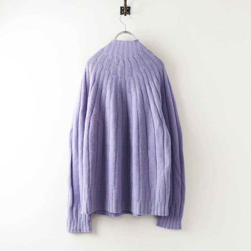 メンズ エルメス カシミヤ100% ハーフジップ ニット トップス S