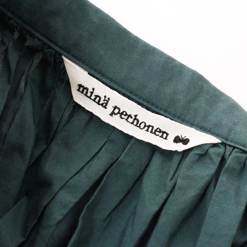 ミナペルホネン mina perhonen nubes コットン シルク ティアード