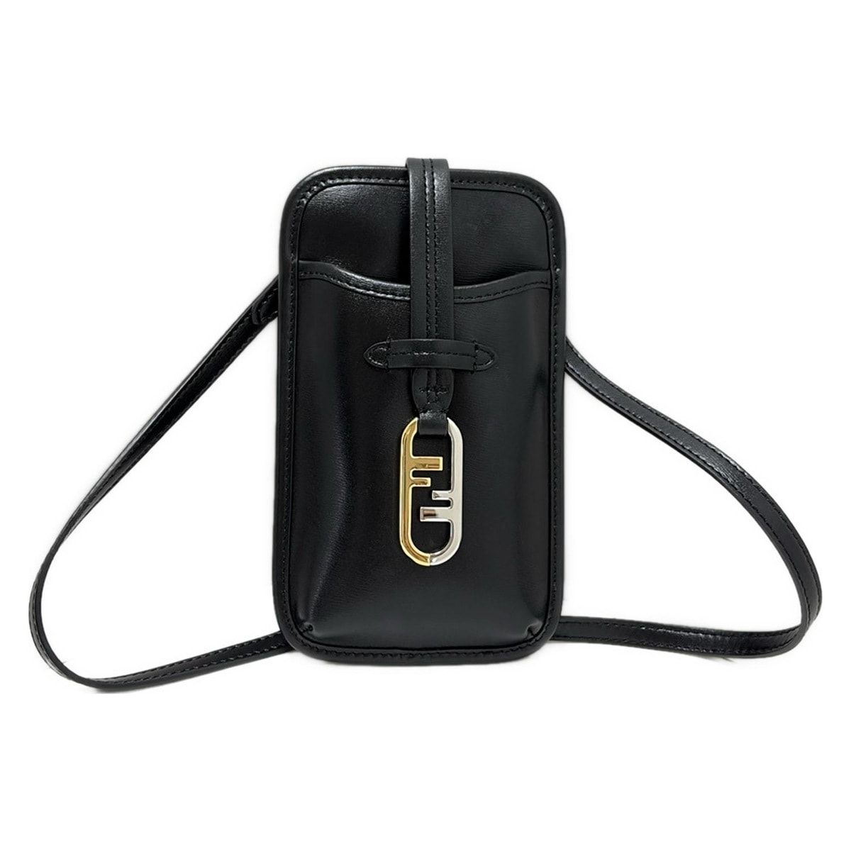 FENDI(フェンディ) ショルダーバッグ美品 オーロック 7AS131 黒 スマホ