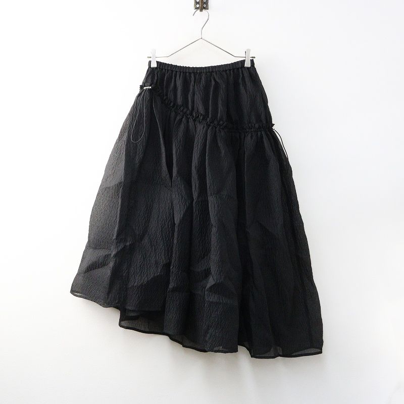 極美品 ビビィ Bibiy. MARINA FRILL SKIRT F＼ブラック スカート