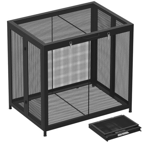 ゴミ箱 屋外 大容量 Probasto 折りたたみ 210 Lゴミ収集ボックス 屋外ゴミ収納庫 カラス 野良猫対策 外置き 庭園用 ふた付き m