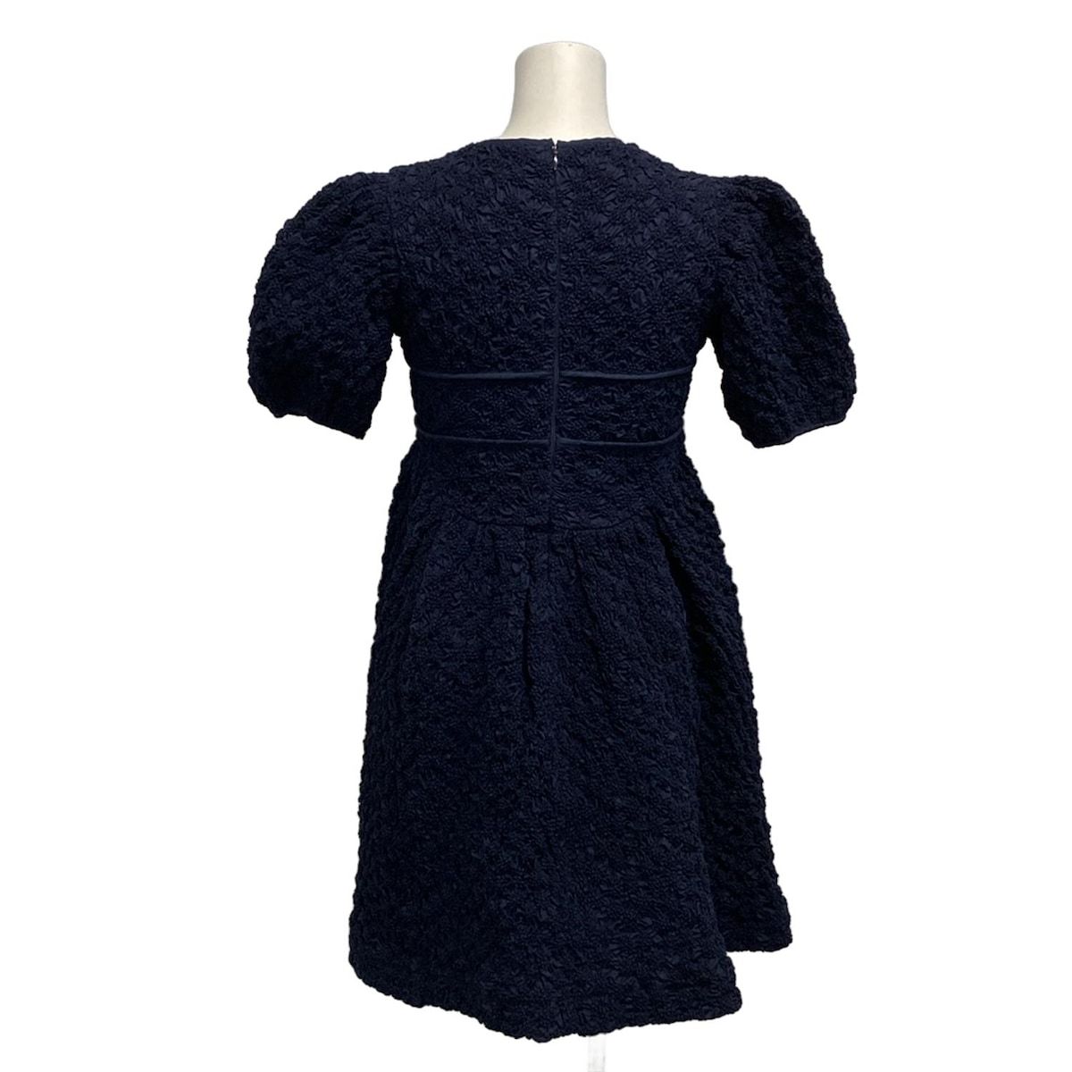 セシリーバンセン　パフスリーブミニワンピース セシリーバンセン ポリエステル×ナイロン ワンピース US8 レディース