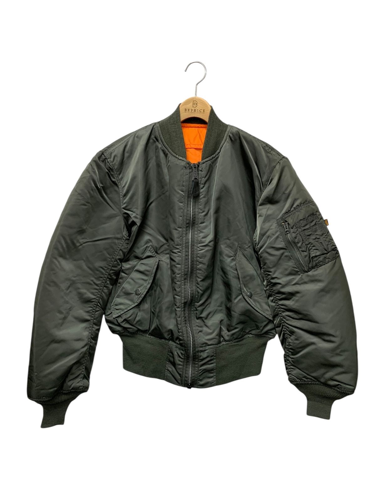 ALPHA INDUSTRIES アルファ MA-1ジャケット カーキ グリーン アルファ