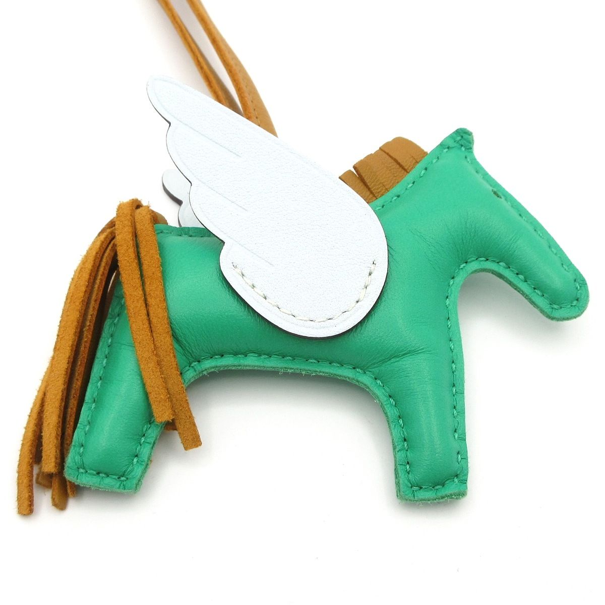 HERMES(エルメス) キーホルダー(チャーム)美品 ロデオチャームペガサス