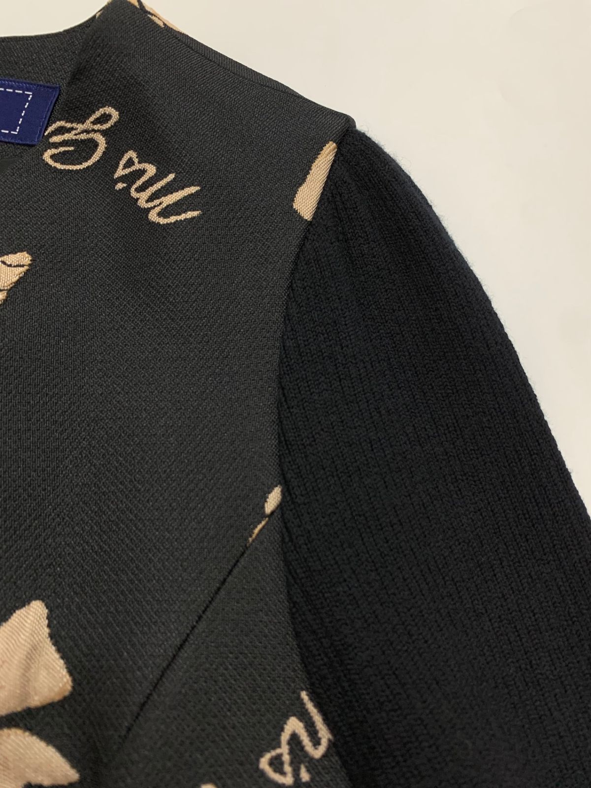 エムズグレイシー リボン・カメリア・リップジャガードドレス 111516