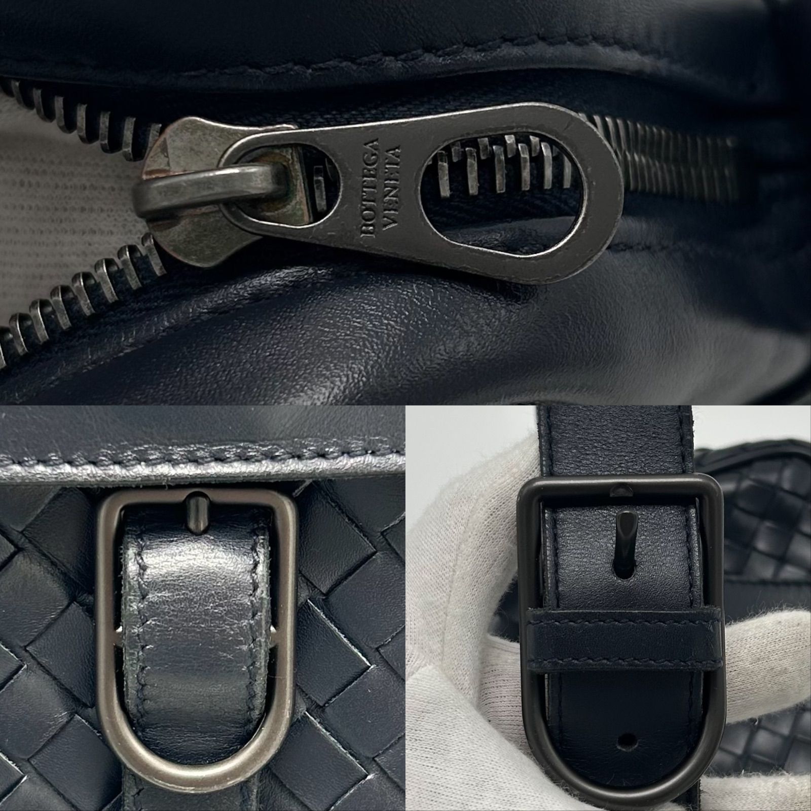 美品 Bottega Veneta ボッテガヴェネタ イントレチャート ショルダー 