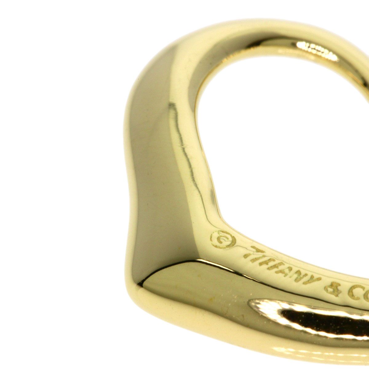 TIFFANY&Co. ティファニー オープン ハート ペンダントトップ K18YG