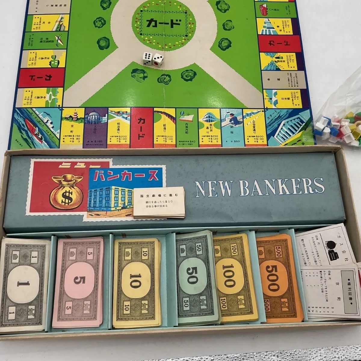 昭和レトロ】ボードゲーム ニュー バンカーズ（NEW BANKERS）箱有り