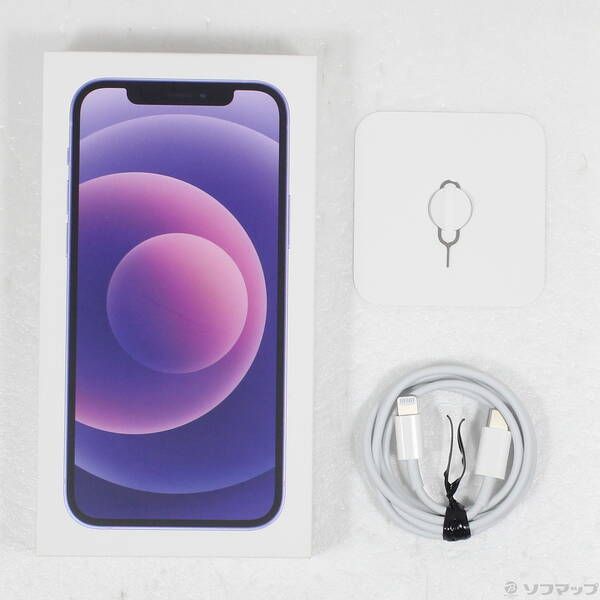中古品〕 iPhone12 64GB パープル MJNH3J／A SIMフリー【262】 - メルカリ