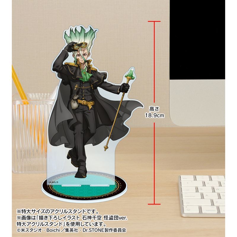 石神千空 獅子王司 描き下ろしアクリルスタンド Dr.STONE 購入特典 石神千空 獅子王司 描き下ろしアクリルスタンド Dr.STONE 購入特典 Dr