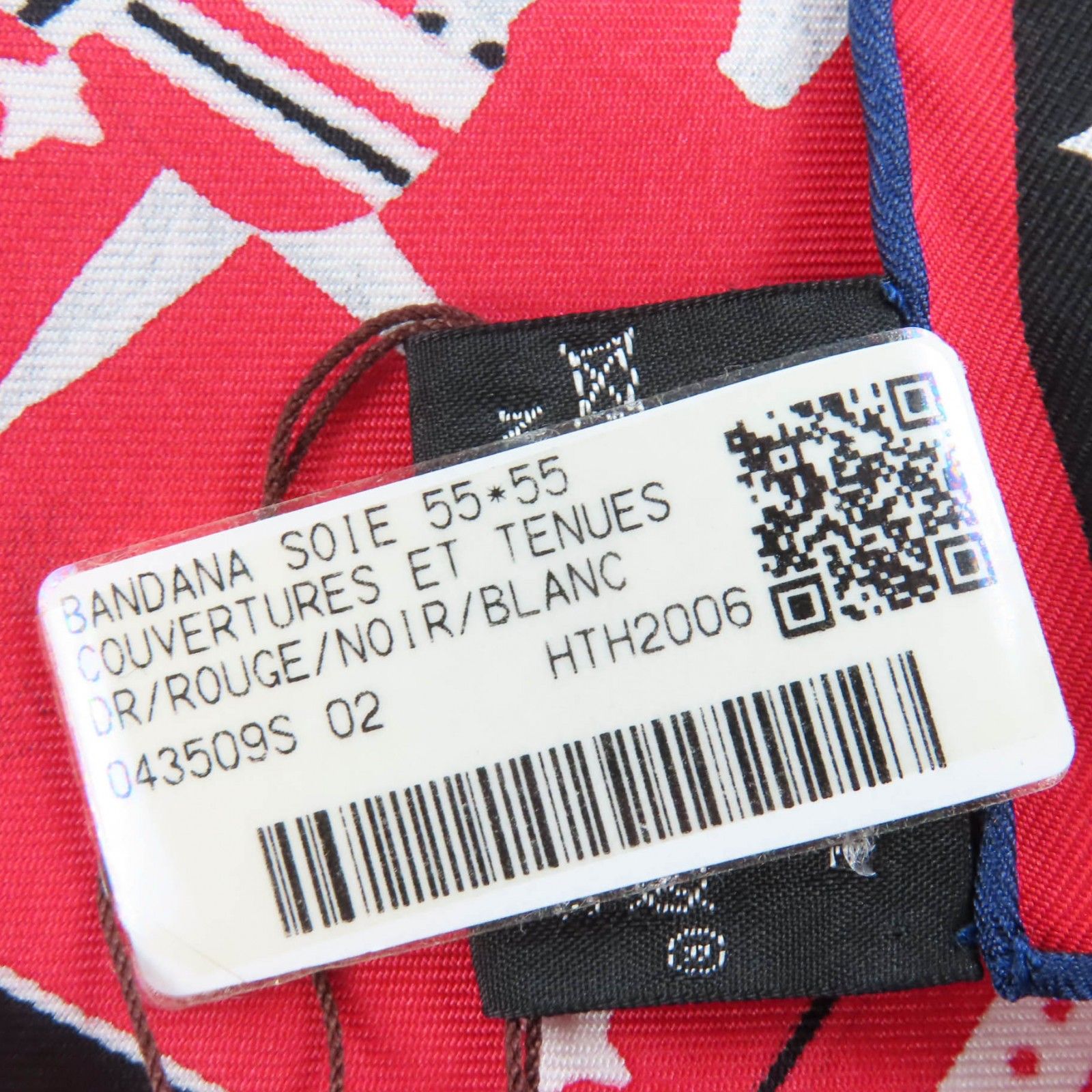 未使用品☆HERMES エルメス カレ55 Couvertures et Tenues de Jour 馬 