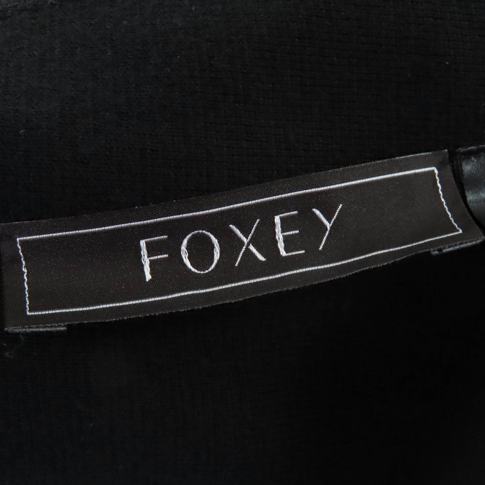 美品☆FOXEY フォクシー 39945 ウール100％ ボートネック 長袖ニット  
