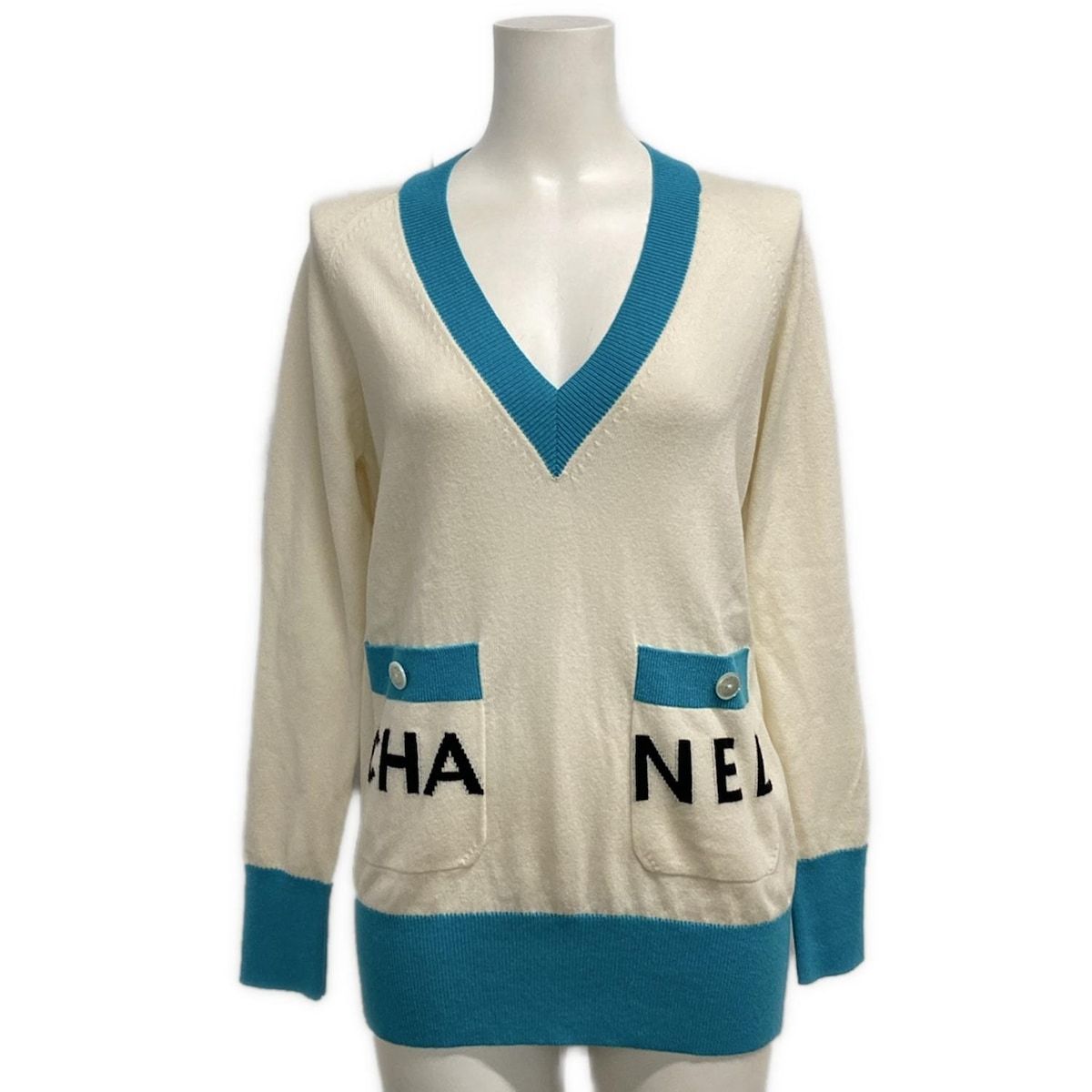CHANEL(シャネル) 長袖セーター サイズ34 S レディース美品 - P61425