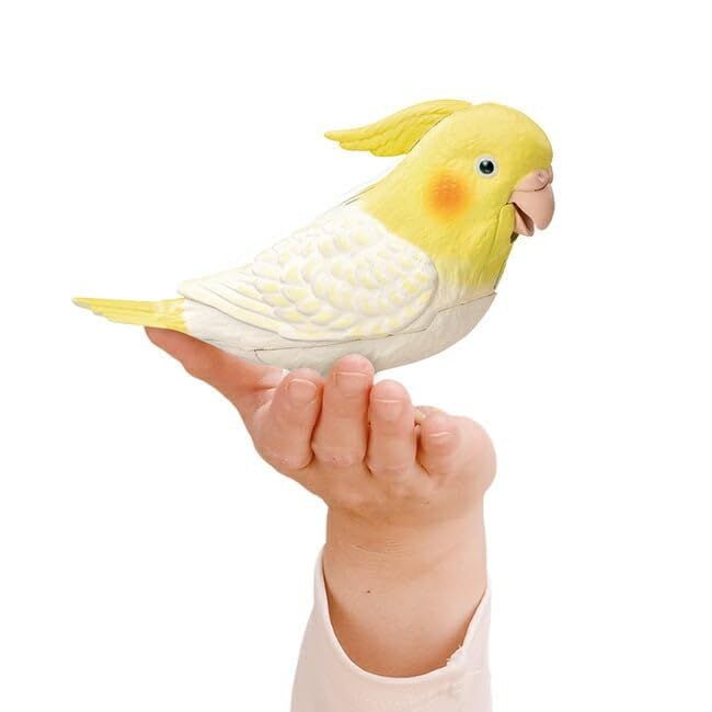 タカラトミーアーツ もっとおしゃべり天才オカメインコちゃん 鳥のコミュニケーショントイシリーズ 手のひらサイズのとっても賢いインコ型ロボット あの天才インコちゃんがもっとお利口になった 彡