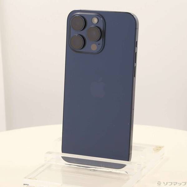 中古品〕 iPhone15 Pro Max 512GB ブルーチタニウム MU6X3J／A SIM