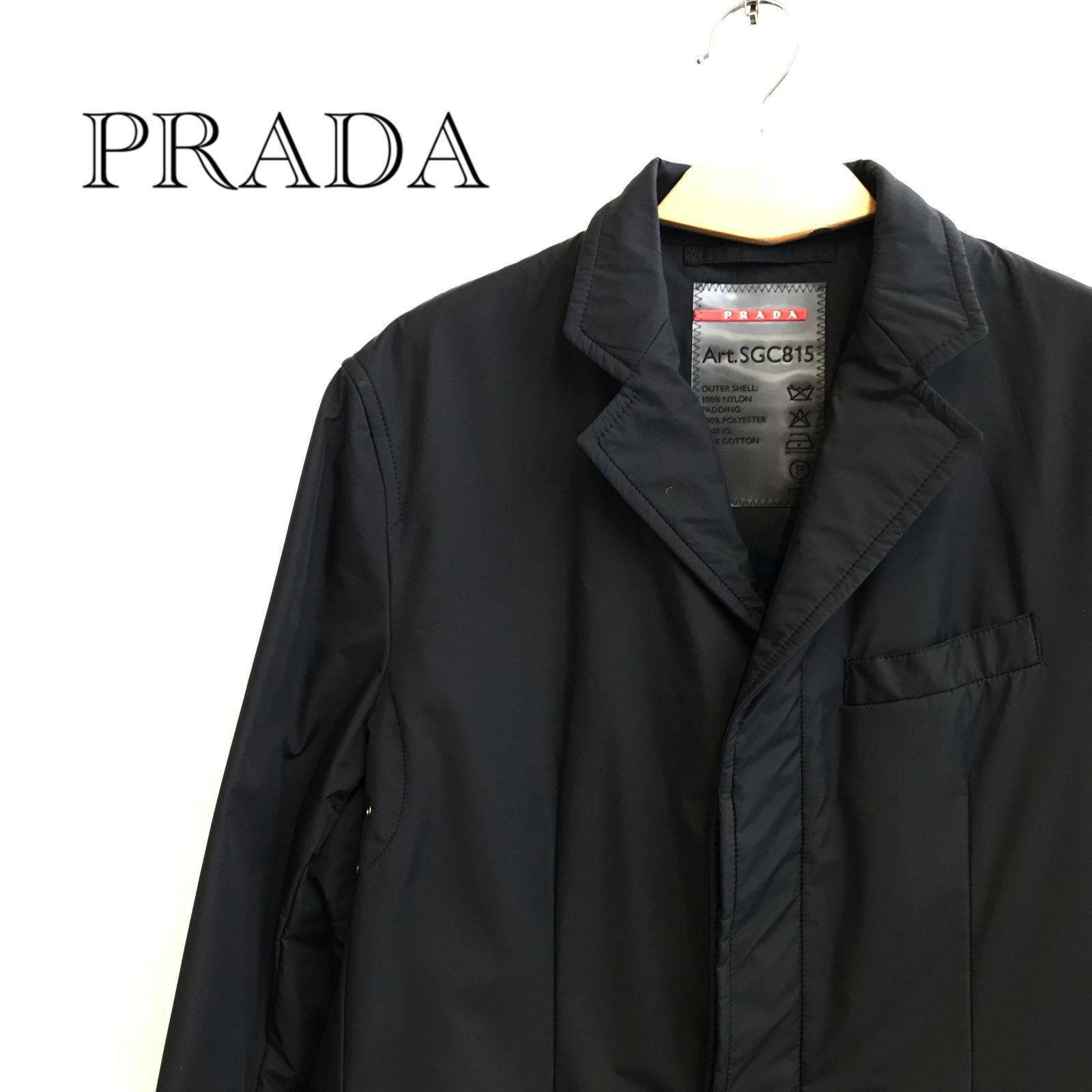 PRADA SPORT WIND STOPPER SGC815 ナイロン テーラードジャケット Tg 