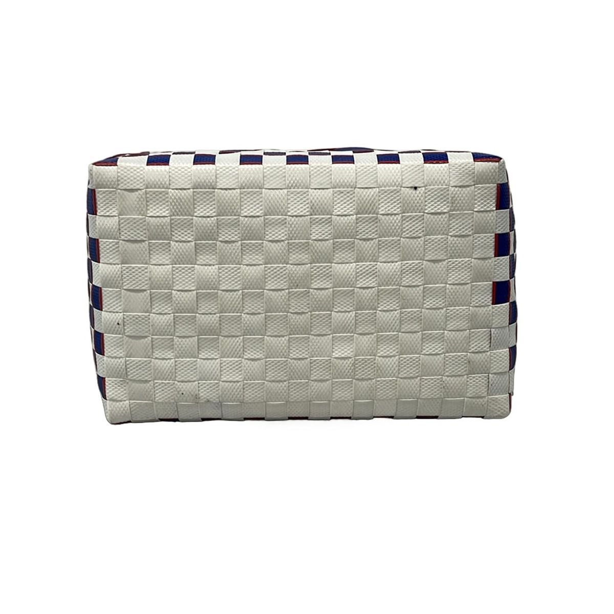 MARNI(マルニ) トートバッグ マルニマーケット 白×ブルー×レッド 