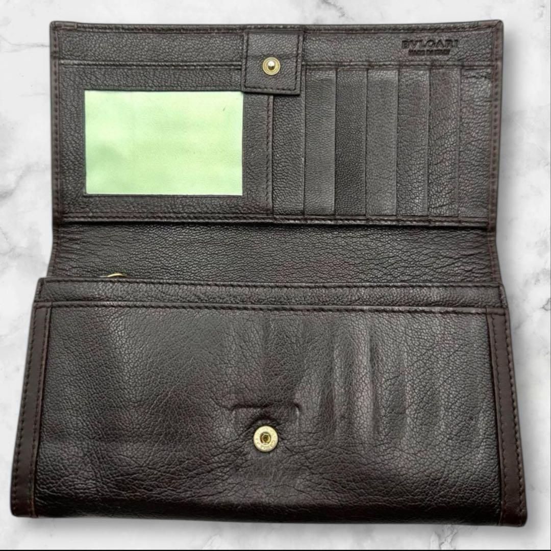 財布 長財布 BVLGARI ブルガリ ブラック ドッピオトンド 本革 男女兼用
