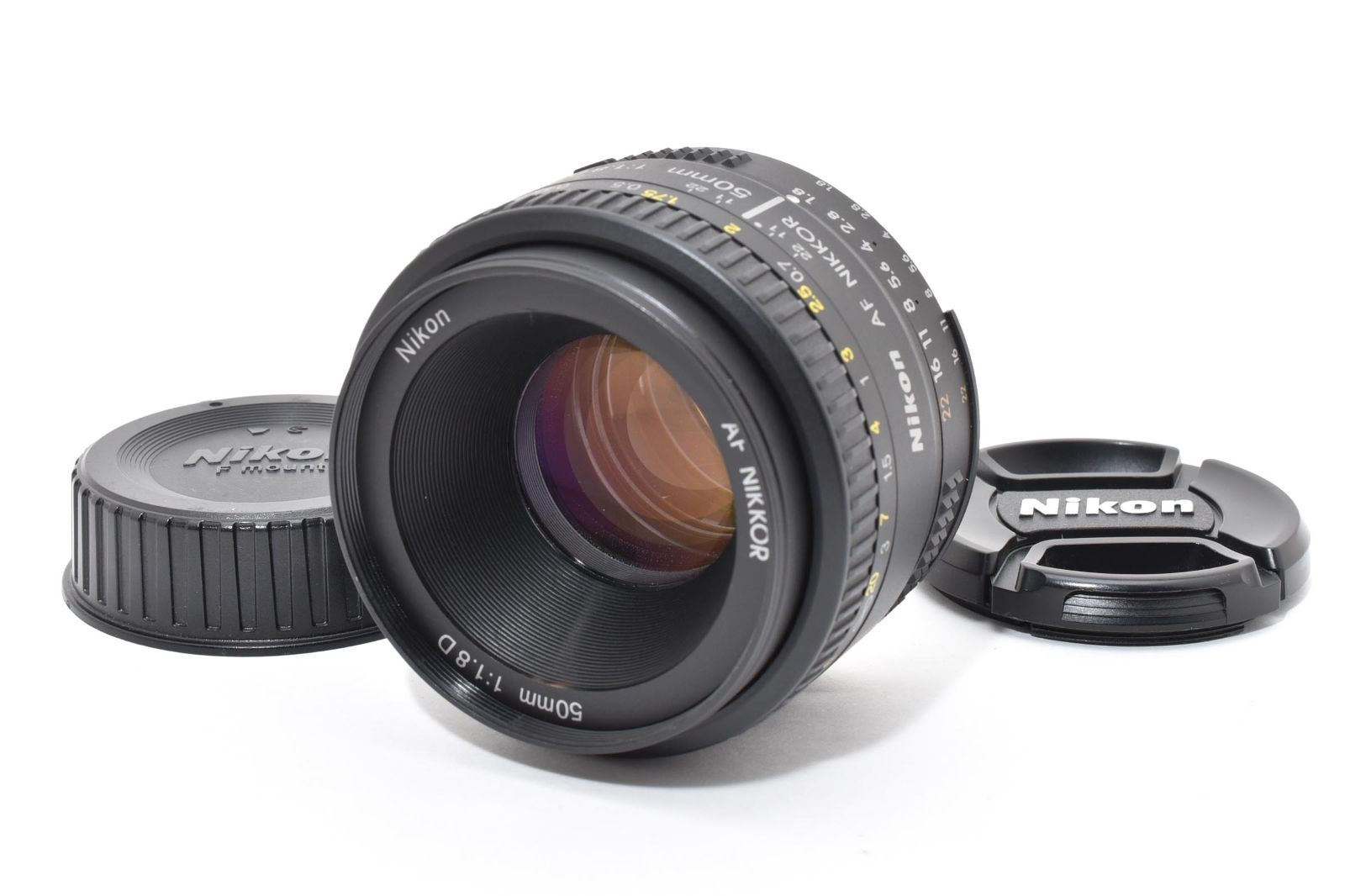 □ 特上美品 □ ニコン NIKON AF NIKKOR 50mm 1:1.8 D Ai 単焦点 広角