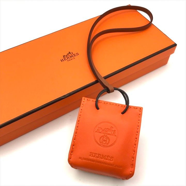 未使用保管品 HERMES エルメス サックオランジュ ショッパー型 バッグ