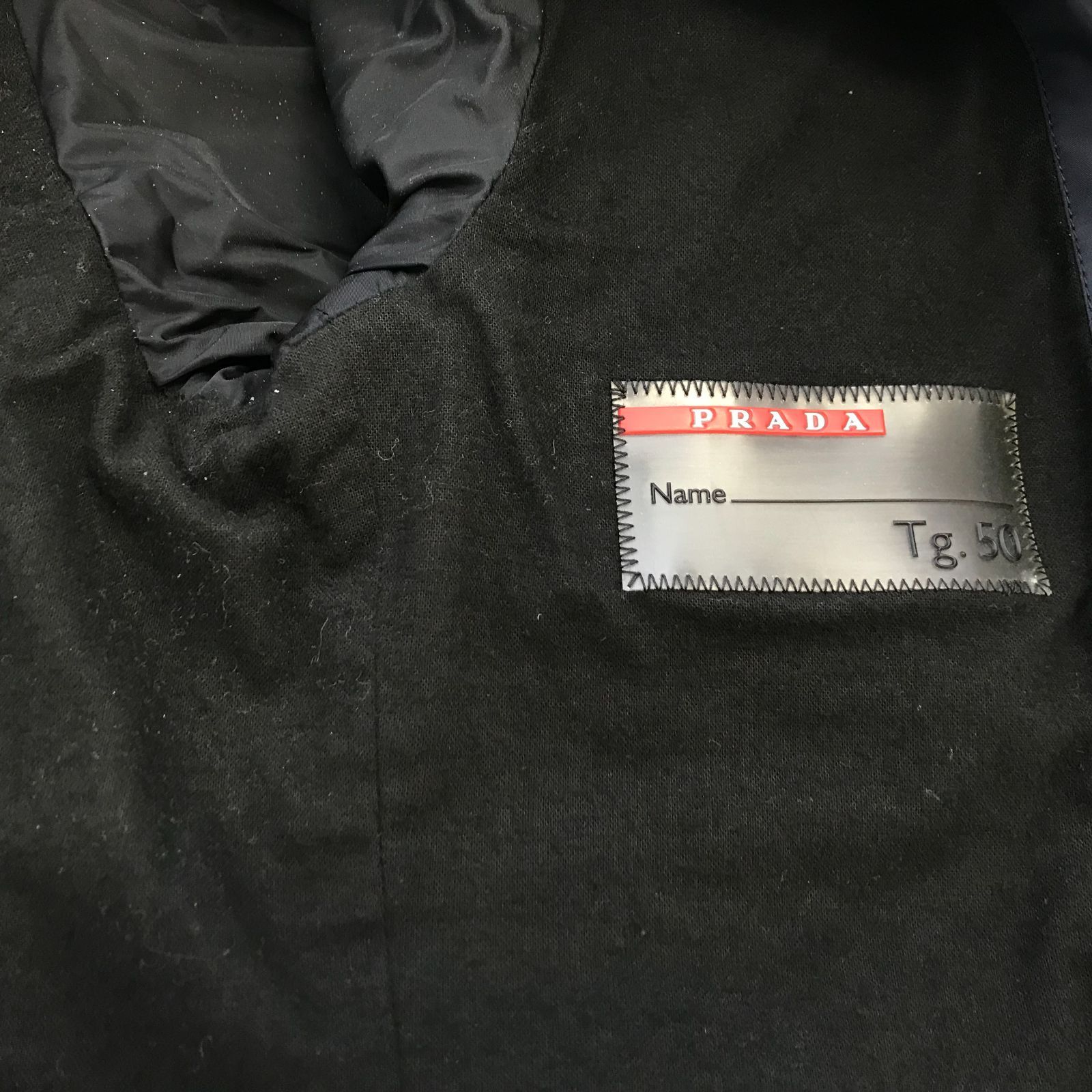 PRADA SPORT SGV815 ナイロン テーラードジャケット Tg.50 ダーク