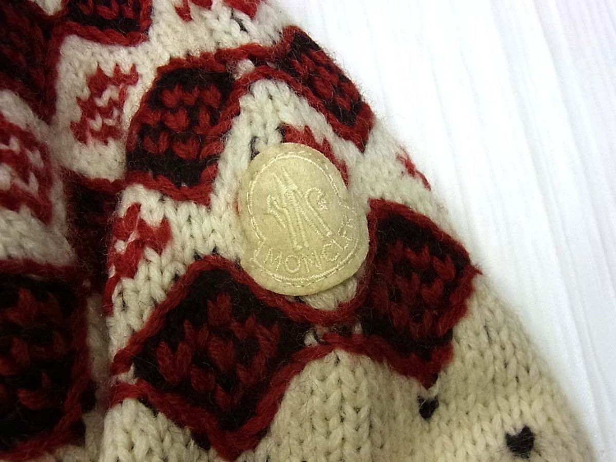 新品◇MONCLER V モンクレール セーター ウールニット ノルディック柄