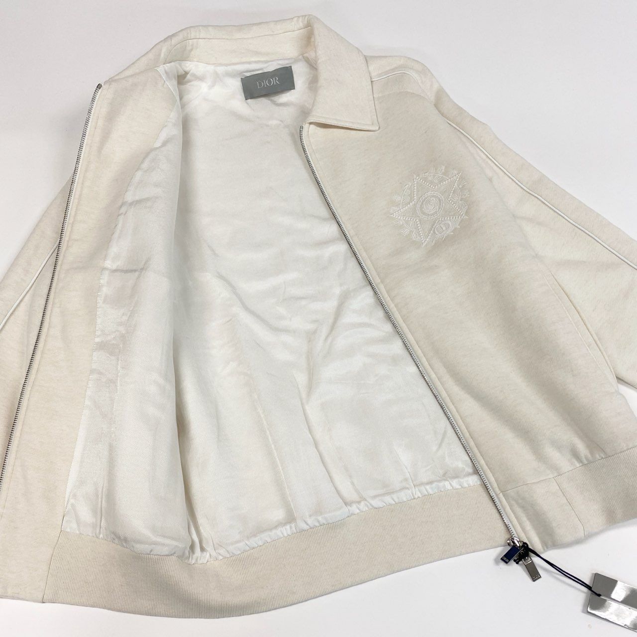 20a14 【タグ付】 Dior ディオール ダブルジップ コットンジャケット