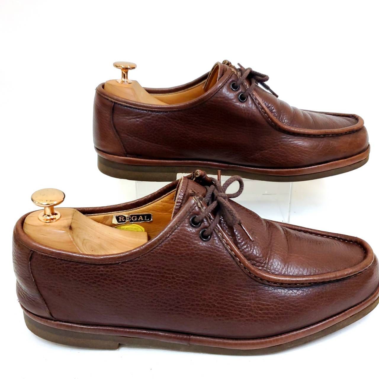 リーガル チロリアンシューズ ワラビー モカシン Uチップ ダーク