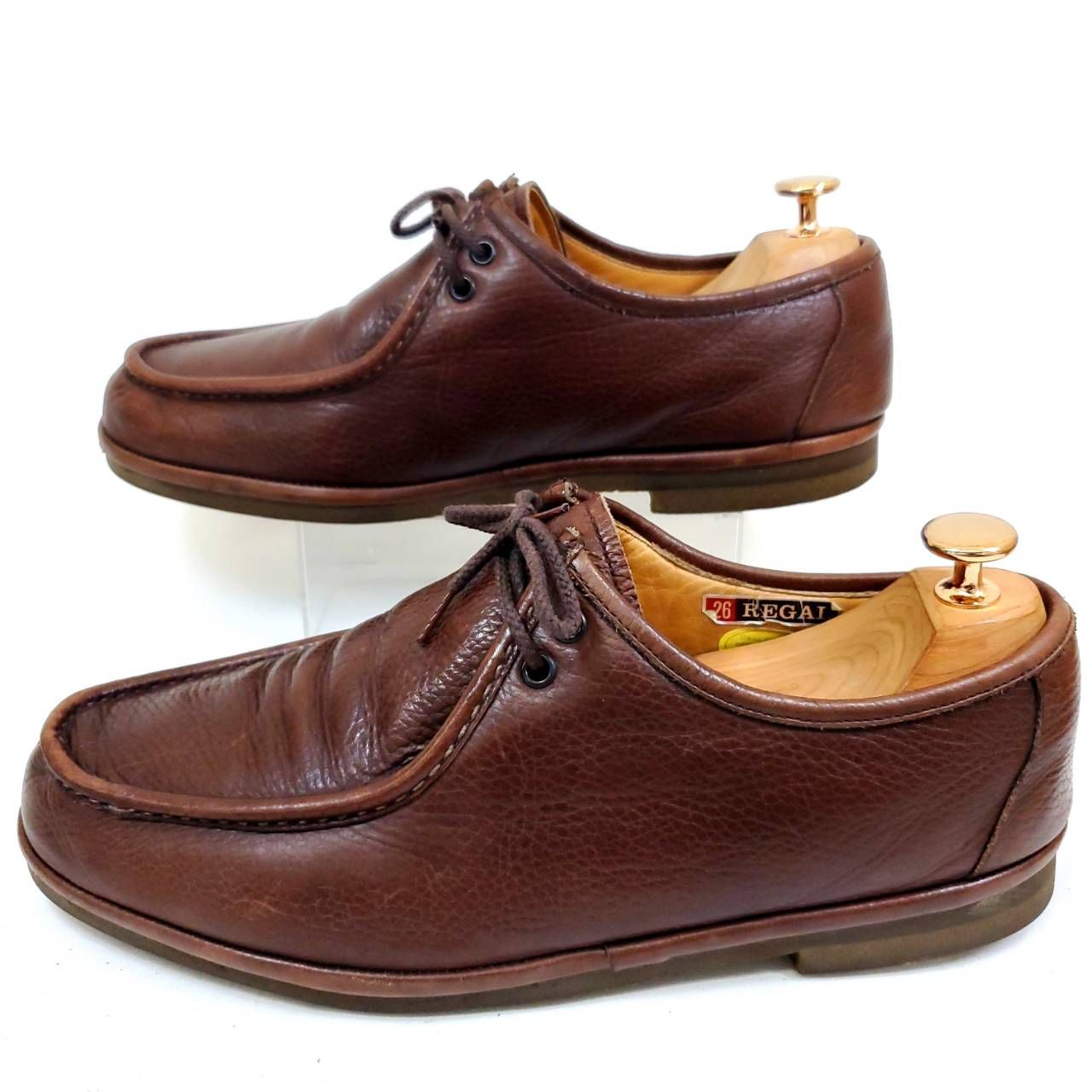 リーガル チロリアンシューズ ワラビー モカシン Uチップ ダーク